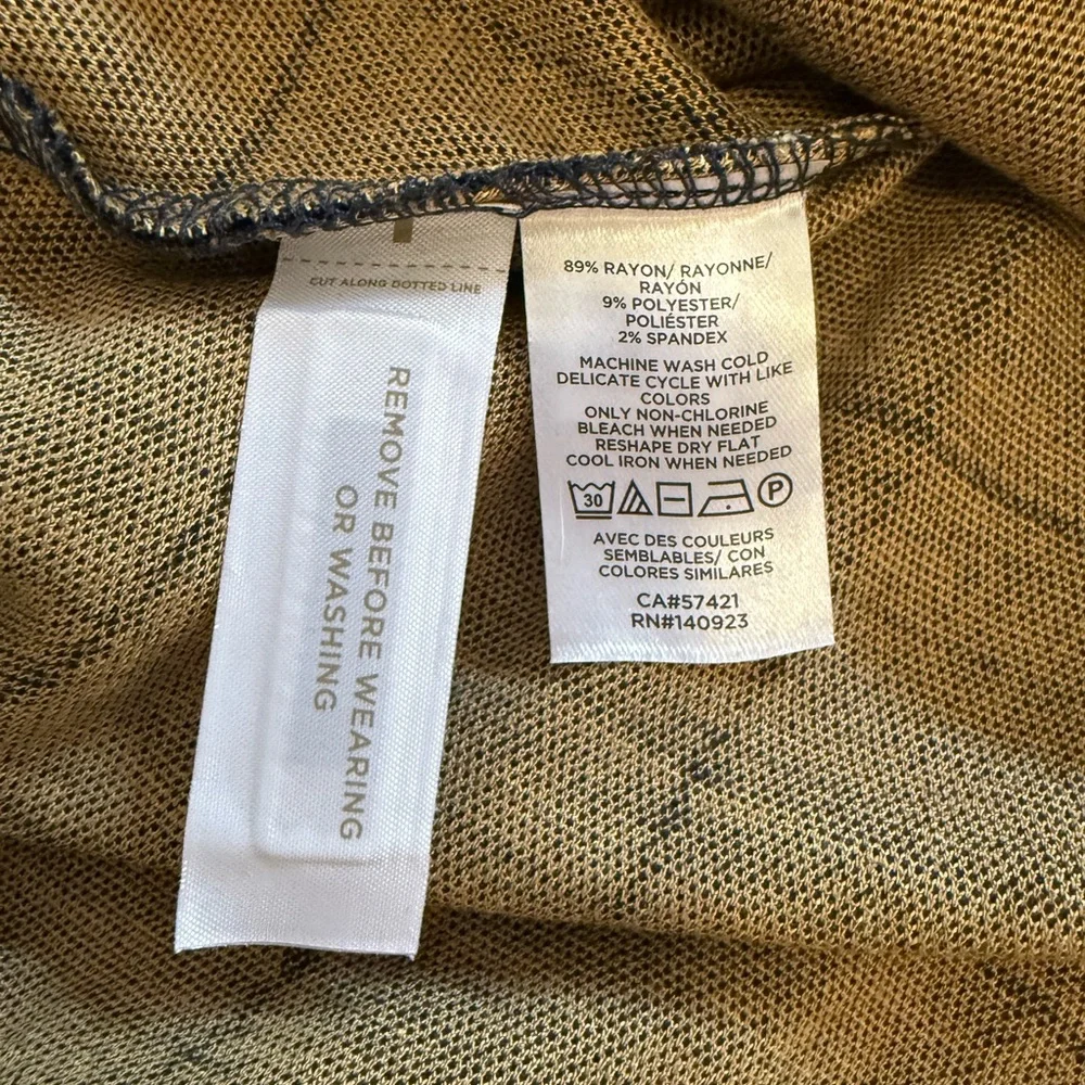 LOFT Plaid Pull On Flippy Skirt NWOT - Picture 6 of 8